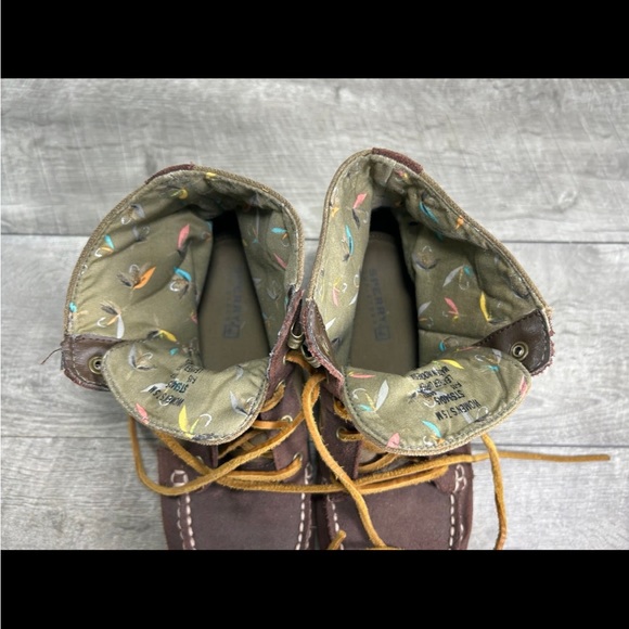 Sperry Top Sider Duck Lace Up Women’s Brown Leather Driving Shoes Boots Size 7.5 - Picture 8 of 9